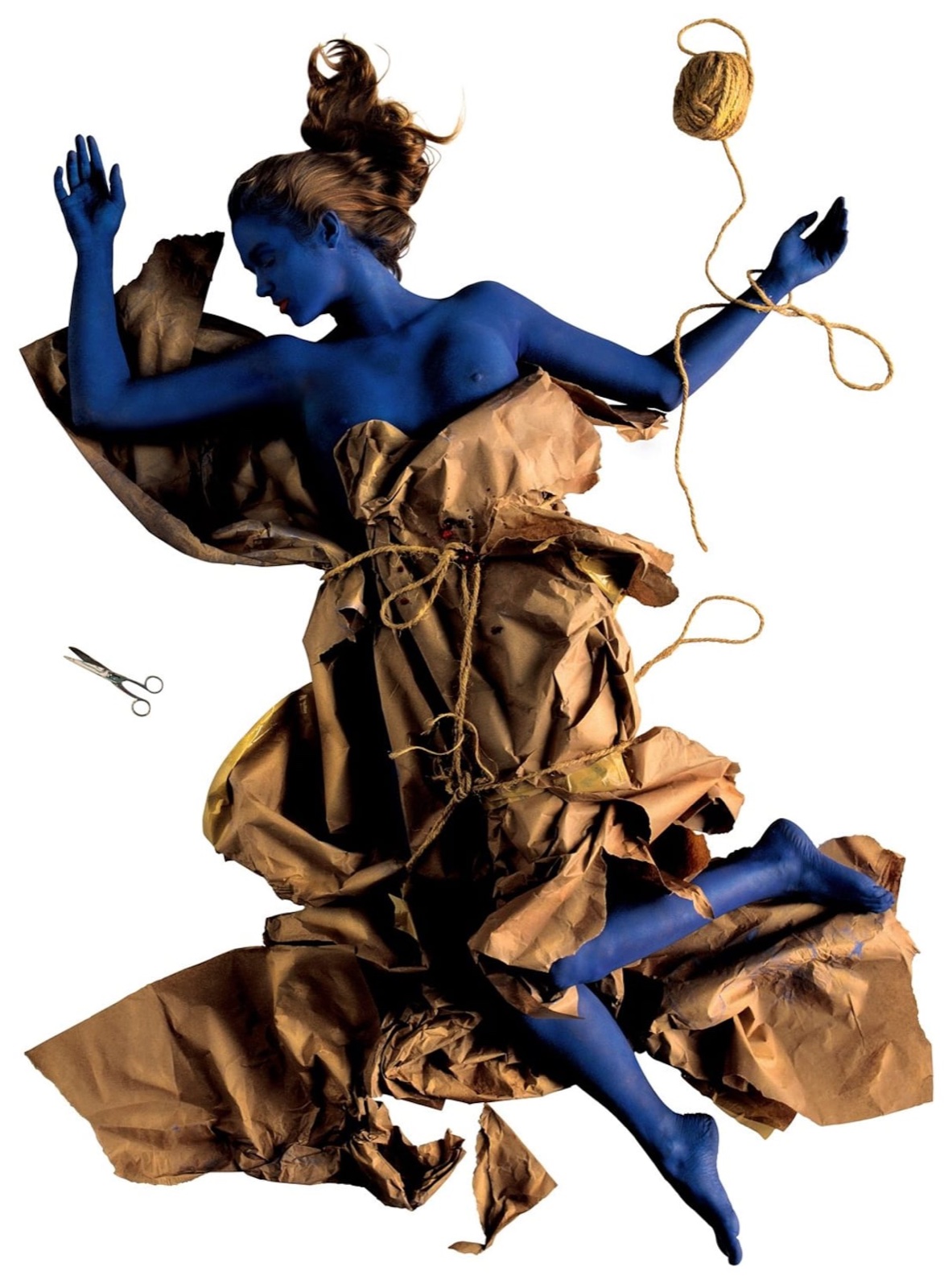 Cuerpos Pintados — obra de Benito Rojo, 1986. Proyecto de Roberto Edwards desarrollado en taller experimental de calle Triana